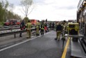 VU Gefahrgut LKW umgestuerzt A 4 Rich Koeln Hoehe AS Gummersbach P067